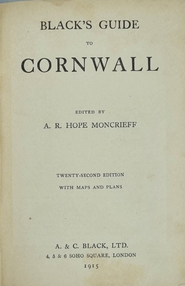 Black's Guide Books - Cornwall - Image 2