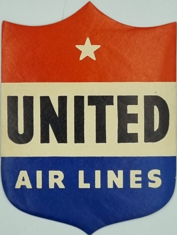 United Airlines Label