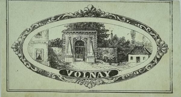 Volnay Wine Label