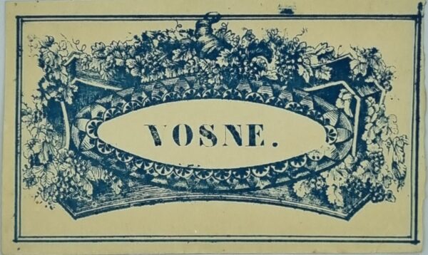 Vosne Wine Label