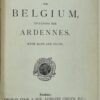 Cooks Tourists Handbook Belgium & Ardennes - Image 2