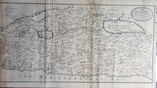 A Map of the Holy Land or Land of Promise (c1760)