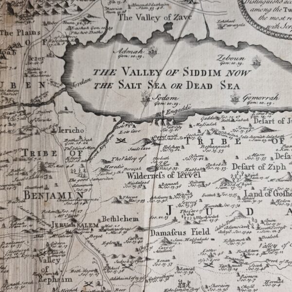 A Map of the Holy Land or Land of Promise (c1760) - Image 3