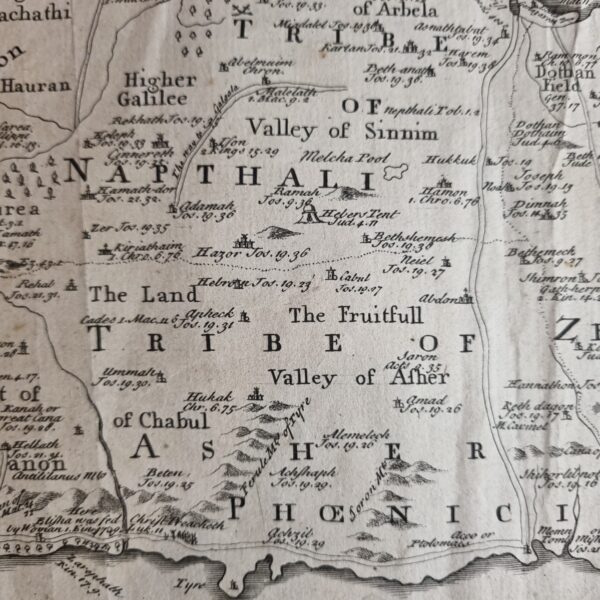 A Map of the Holy Land or Land of Promise (c1760) - Image 5