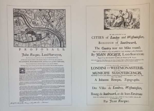 John Rocques 1746 Exact Survey (46 sheets) 1971 Facsimile - Image 7