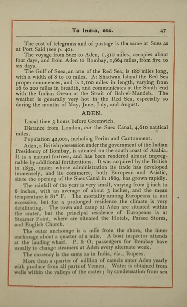 India Burma, Ceylon and South Africa Information For Travellers and Residents - Image 5