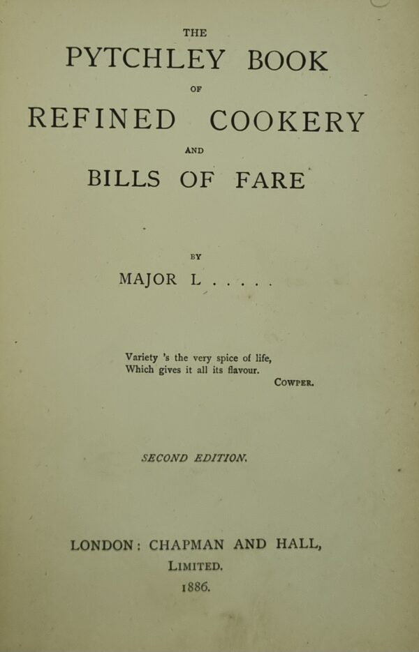 The Pytchley Book of Refined Cookery and Bills of Fare - Image 2