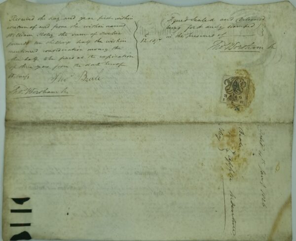 Indenture Contract - Baker and Confectioner - Thomas Beale of Royston - Image 2