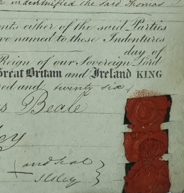 Indenture Contract - Baker and Confectioner - Thomas Beale of Royston - Image 3