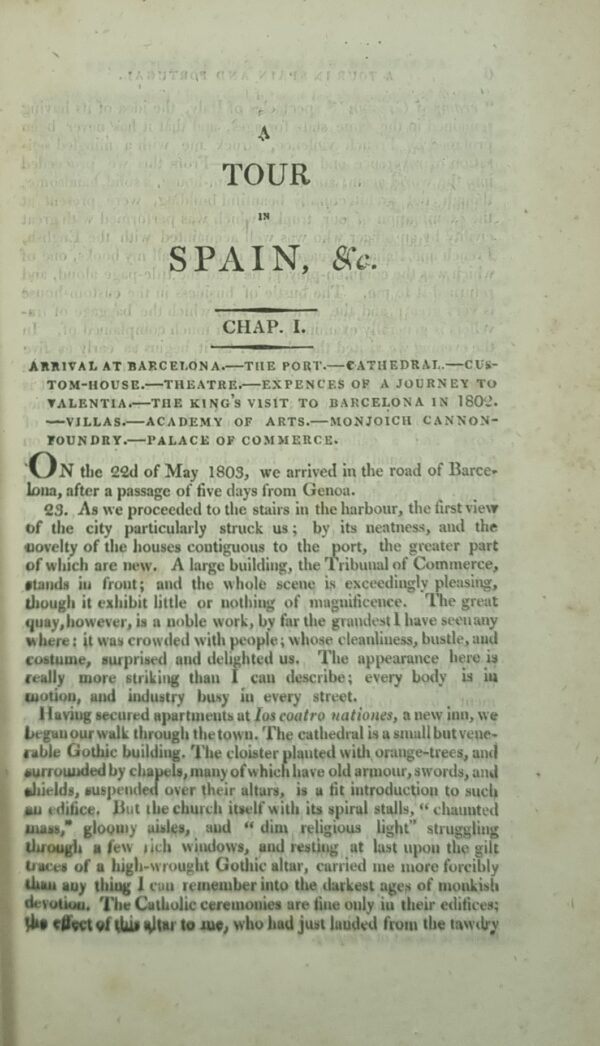 A Tour Through The Principal Provinces of Spain and Portugal Performed in the Year 1803. - Image 4