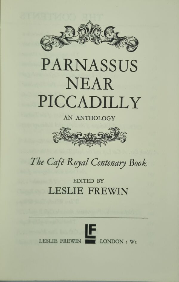 Parnassus near Piccadilly (Corrected Proof) - Image 2