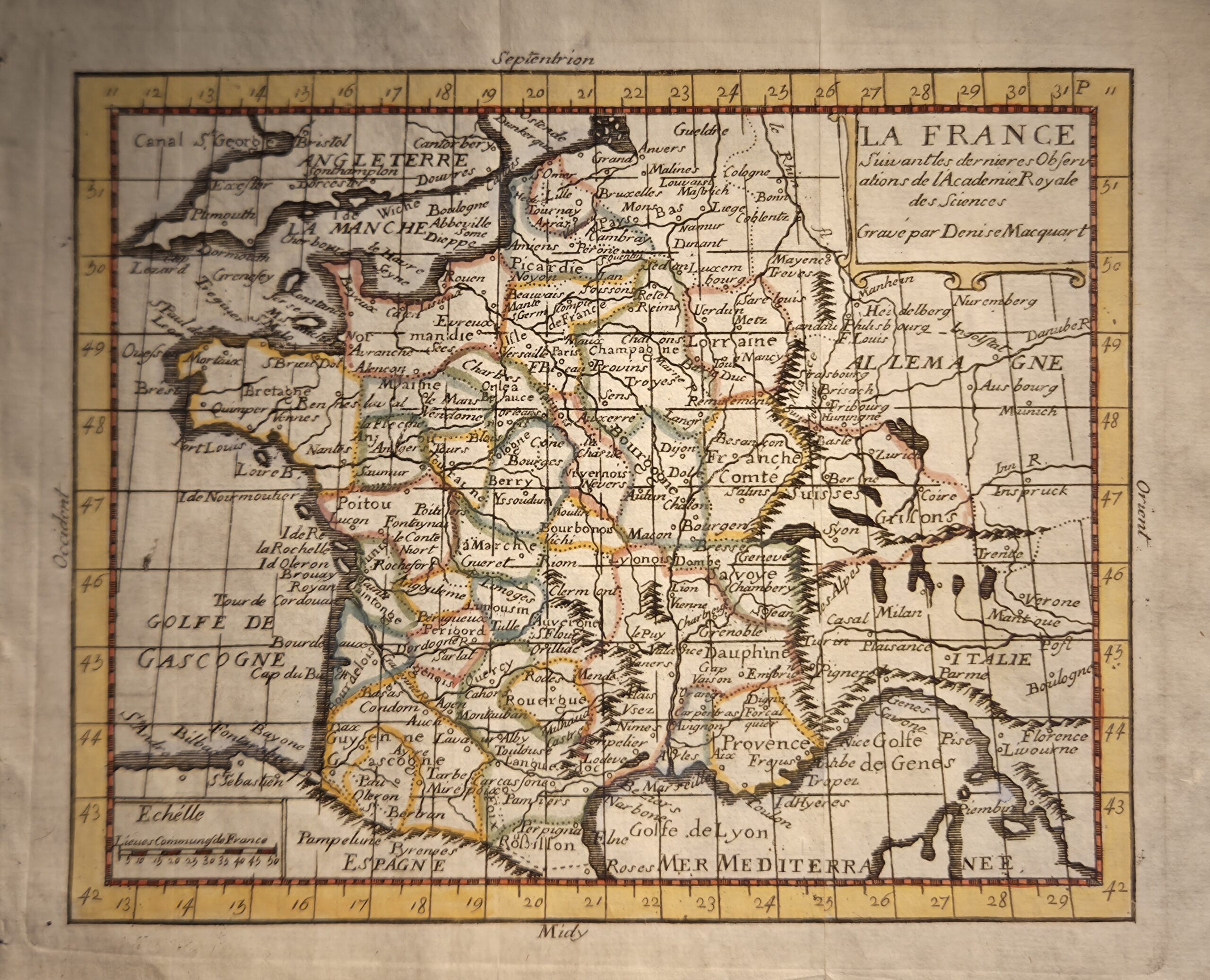 La France, engraved by Denise Macquart